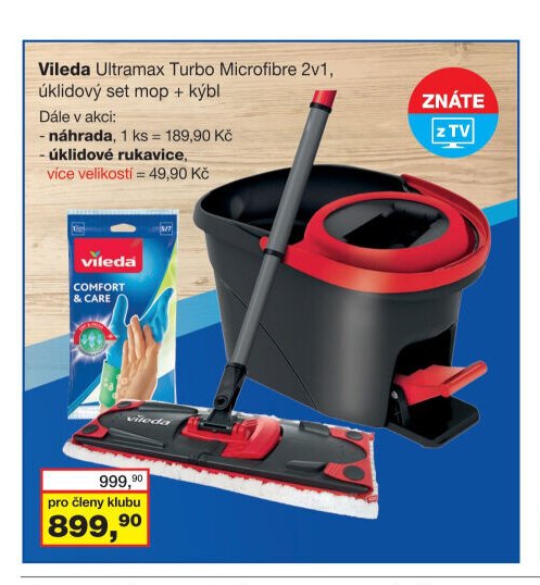 Vileda Ultramax Turbo Microfibre 2v1