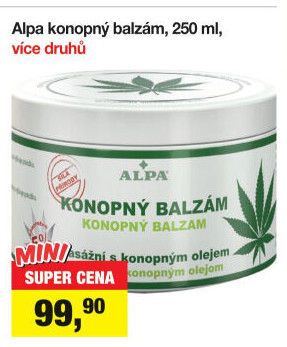 Balzám konopný Alpa