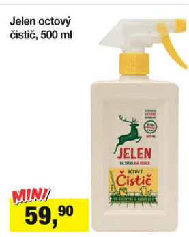Čistič octový Jelen