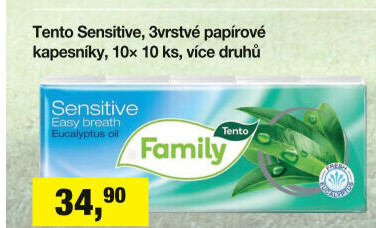 Papírové kapesníčky 3vrstvé Tento