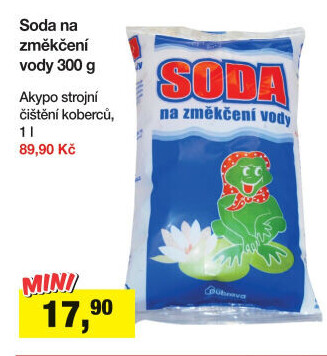 Soda na změkčení vody Důbrava