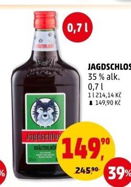 Bylinný likér Jagdschloss