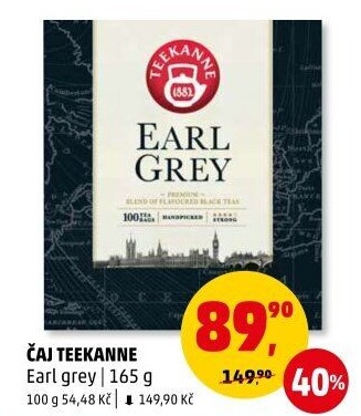 Černý čaj Earl Grey Teekanne