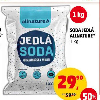 Jedlá soda Allnature