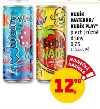 Nápoj Bublináda Play Kubík