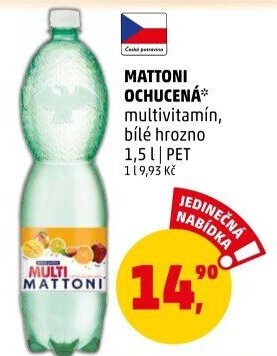 Ochucená voda Mattoni