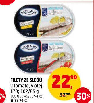 Sleď filety v omáčce Gran Mare