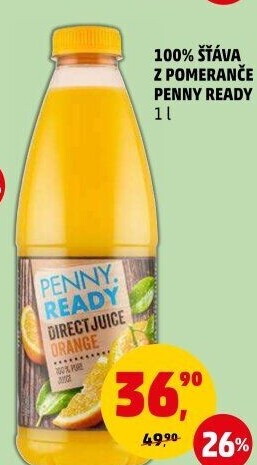 Šťáva 100% Penny Ready