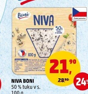 Sýr Niva 50% Boni