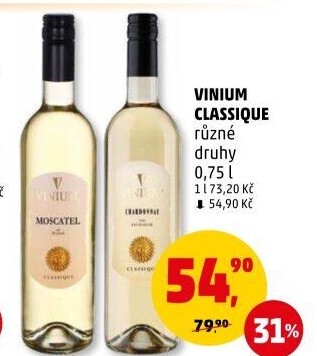 Vína Vinium Classique Velké Pavlovice