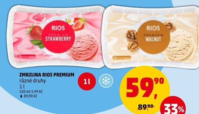 Zmrzlina ve vaničce Premium Rios