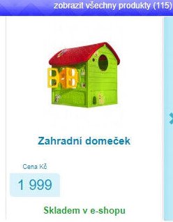 Zahradní domeček
