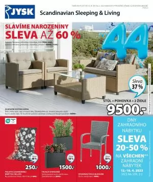 akční leták Jysk 12.4.2023-16.5.2023