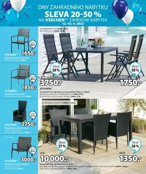 akční leták Jysk 12.4.2023-16.5.2023