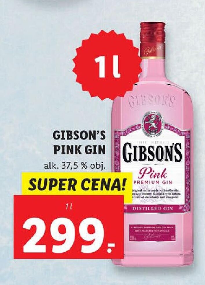 GIBSON'S PINK GIN