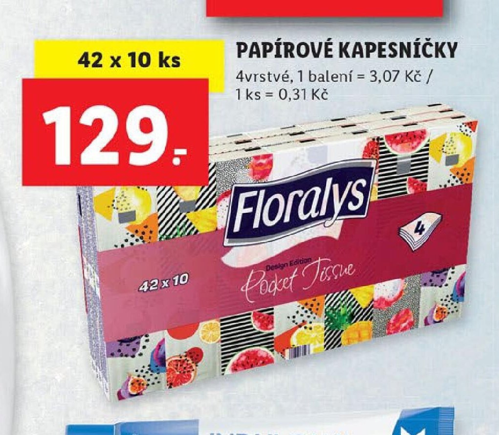 FLORALYS PAPÍROVÉ KAPESNÍČKY