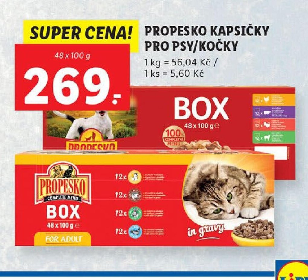 PROPESKO KAPSIČKY PRO PSY/KOČKY