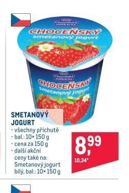 Smetanový jogurt