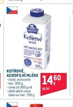 Kefírové, acidofilní mléko