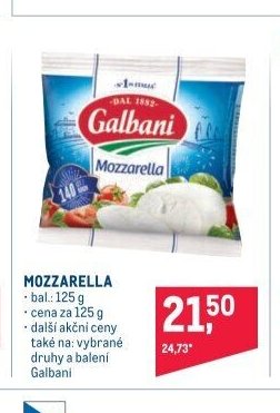 Mozzarella Galbani