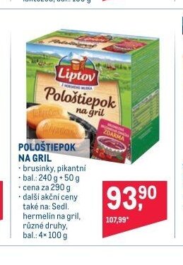 Pološtiepok na gril