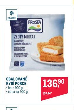 Obalované rybí porce