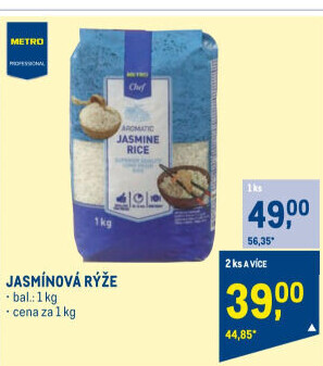 Jasmínová rýže Metro Chef