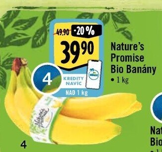 Banány bio Nature'