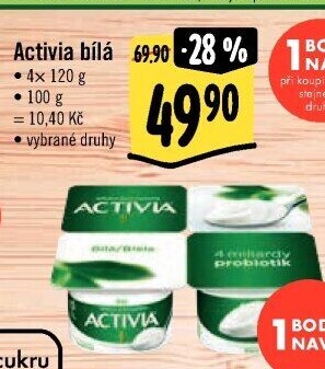 Bílý jogurt Activia Danone