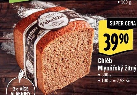 Chléb Mlynářský žitný Albert