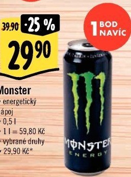 Energetický nápoj Monster Energy