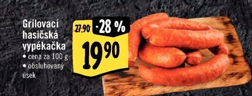 Klobása hasičská vypékačka