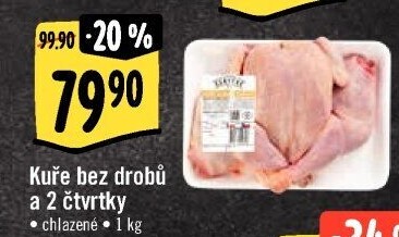 Kuře + 2 čtvrtky Albert