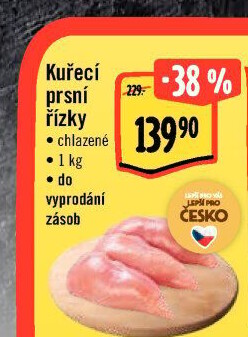 Kuřecí prsní řízky