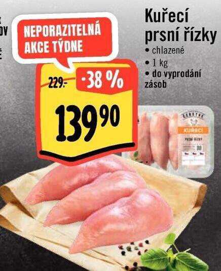 Kuřecí prsní řízky Albert