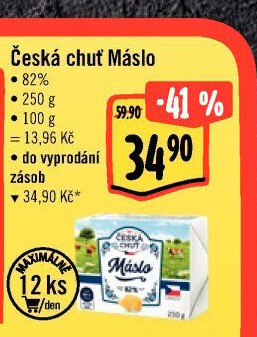 Máslo Česká chuť
