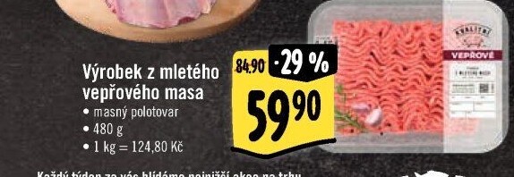 Maso mleté vepřové Albert