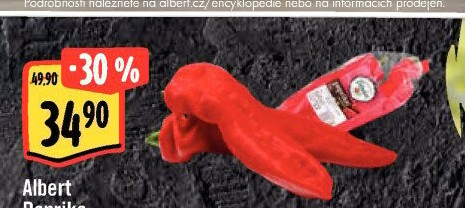 Paprika červená Albert