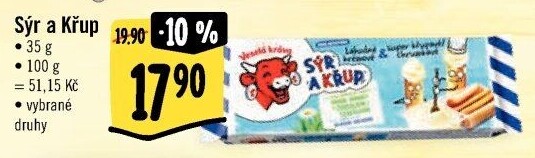 Sýr a křup Veselá kráva