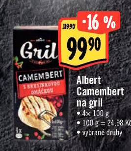 Sýr Camembert na gril Albert Gril