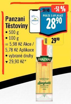 Těstoviny Panzani
