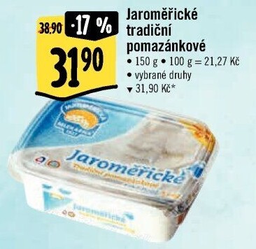 Tradiční pomazánkové Jaroměřické