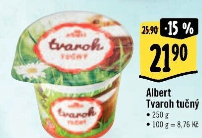 Tvaroh tučný Albert