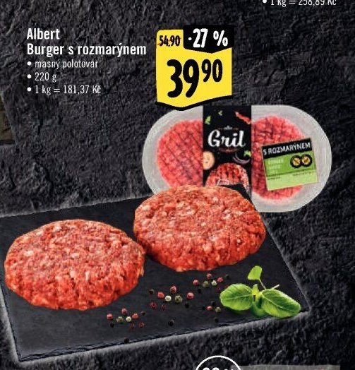 Albert Burger s rozmarýnem