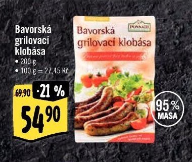Bavorská grilovací klobása