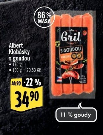 Albert Klobásky s goudou
