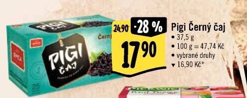 Černý Pigi čaj Jemča