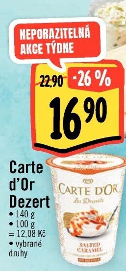 Dezert Carte D'