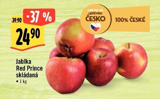 Jablka Red Prince