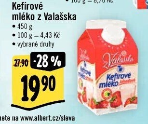 Kefírové mléko ochucené Mlékárna Valašské Meziříčí
